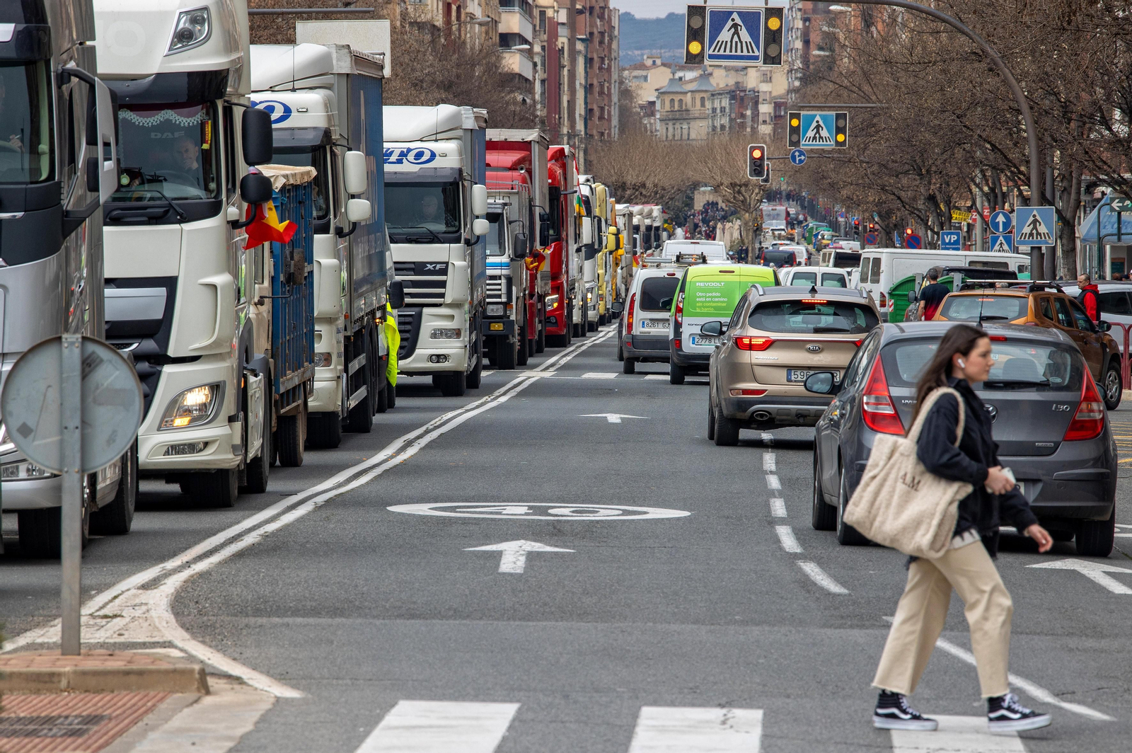 La Plataforma de transportistas descarta "totalmente" desconvocar el paro